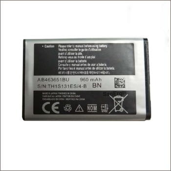 1STK For Samsung W559 S5620 S5630C C3200 F339 S5296 Batteri AB463651BC C3322 AB463651BE AB463651BU GT-C3530 GT-S5610 Ny